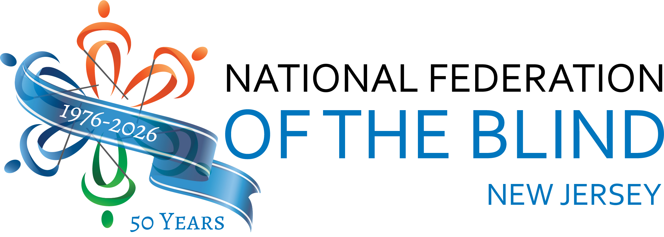 NFB of New Jersey 50th Anniversary Logo